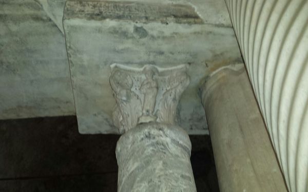 Saint Felice, capital aedicule mosaicked (V-VI d.C.), Basilica of Saint Felice, Cimitile